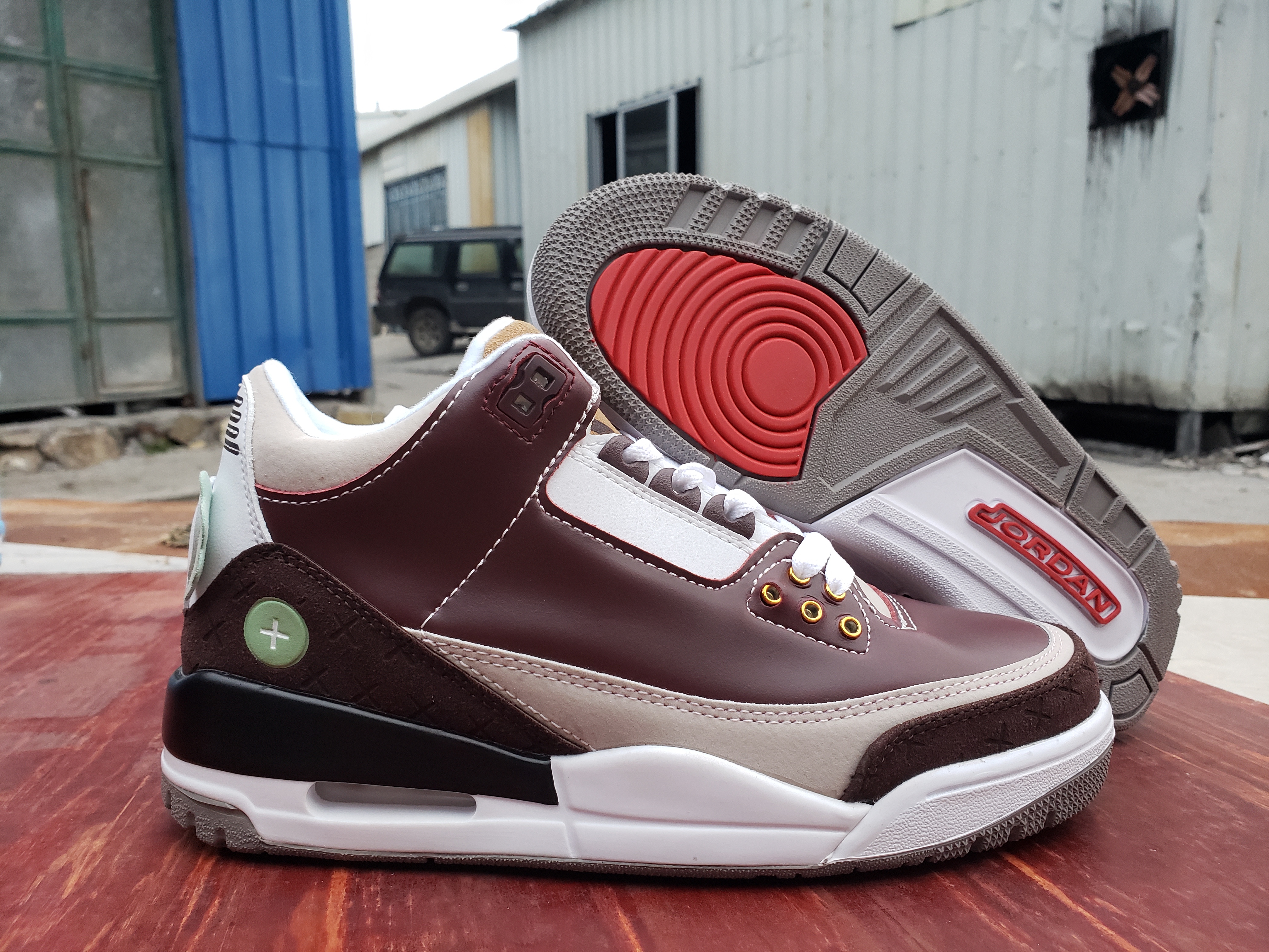 Newest Air Jordan 3 Retro Brown Grey